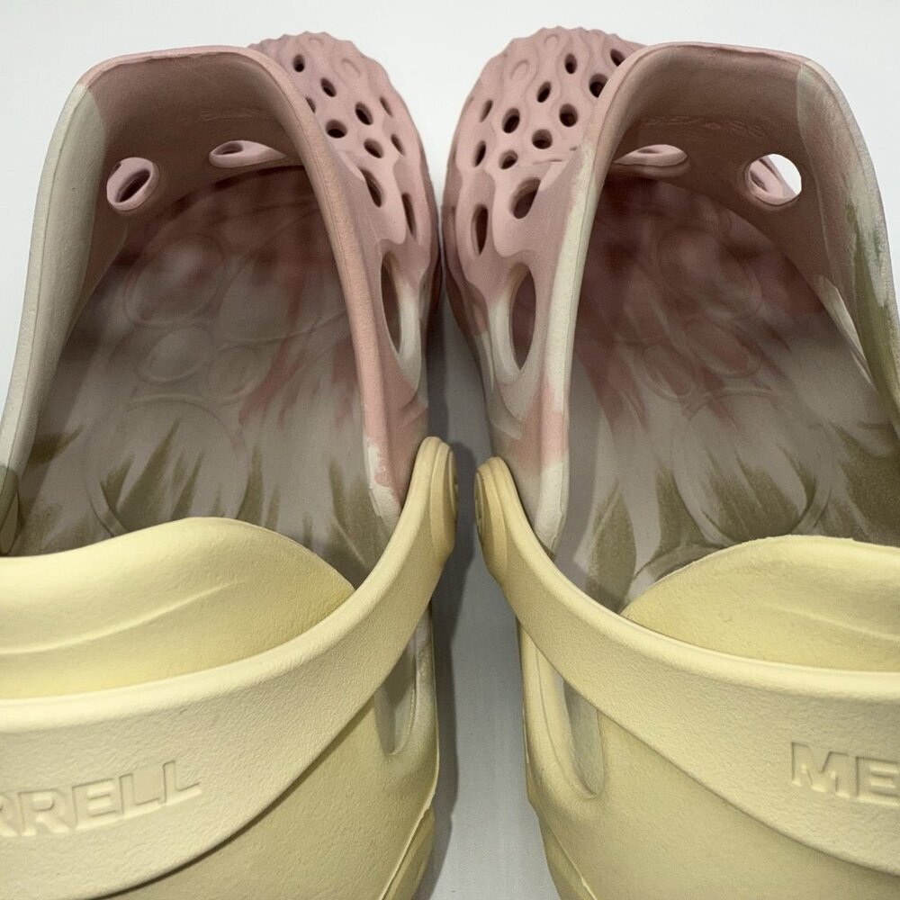 Merrell Hydro Moc Slip-On Pink Yellow Unisex Women’s 8/Men’s 6.5 Croc Style - Picture 14 of 16